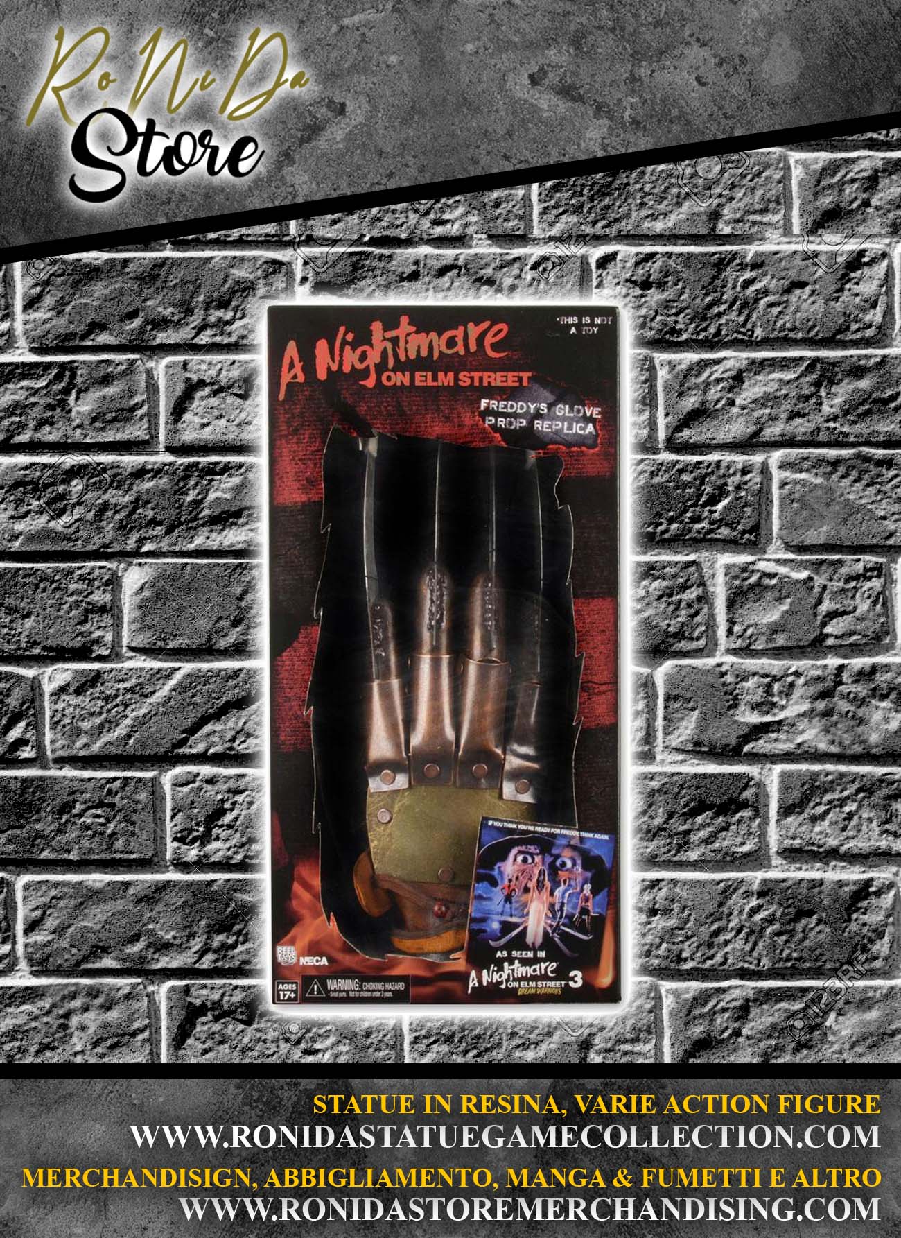 A Nightmare On Elm Street 3 Replica 1/1 Freddy´s Glove