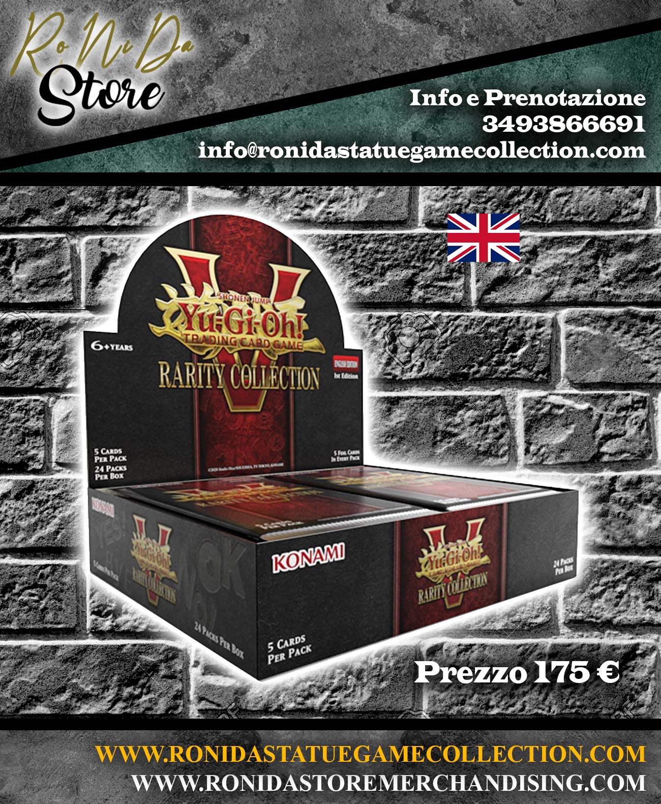 BOX YU-GI-OH! - RARITY COLLECTION 5 Eng