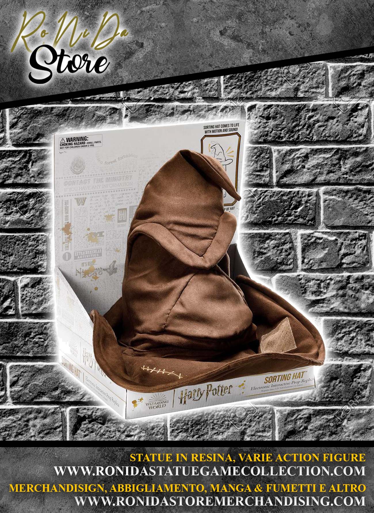 Harry Potter Interactive Talking Sorting Hat 41 cm *English Version