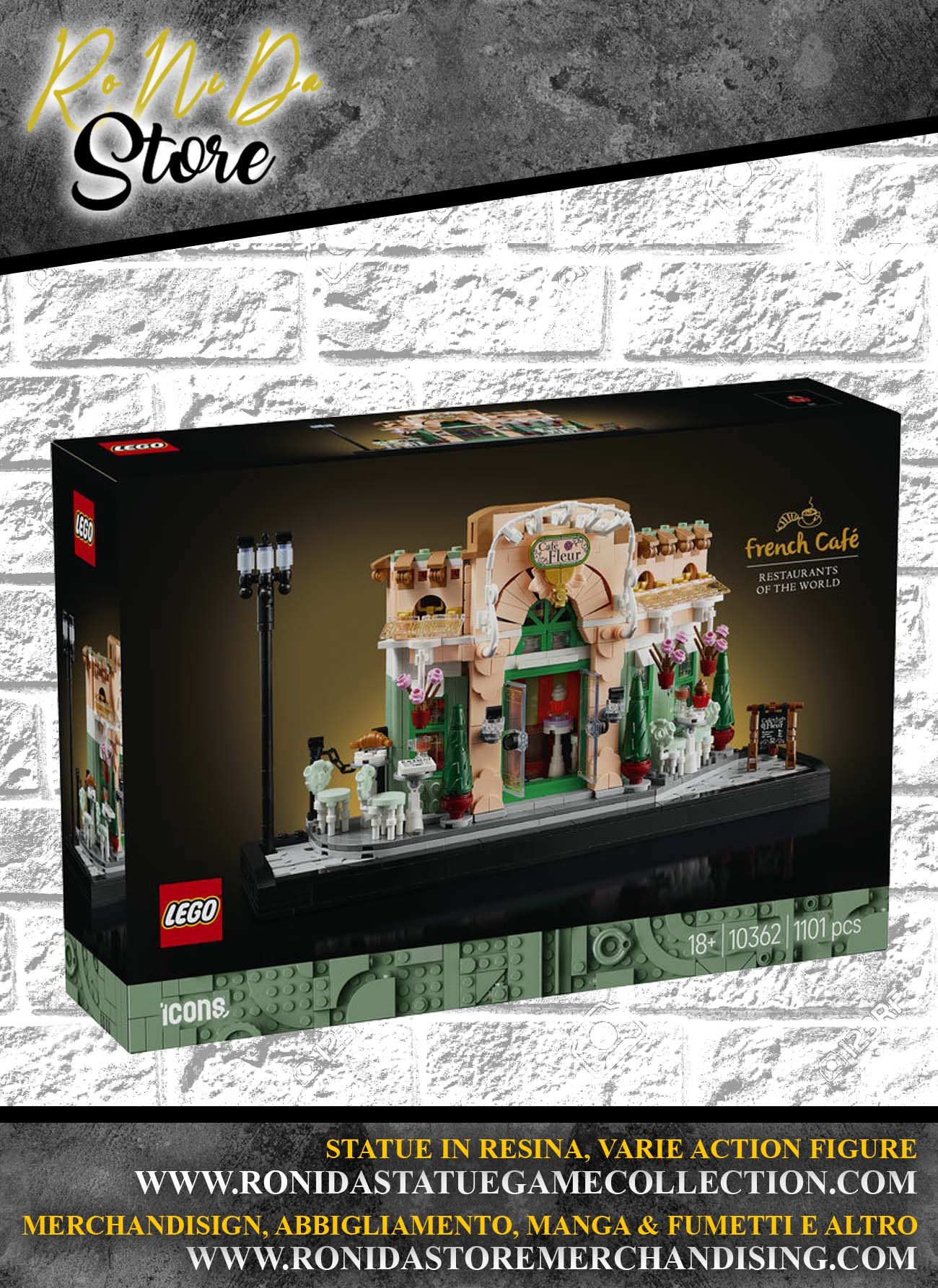 LEGO ICONS CAFE' FRANCESE