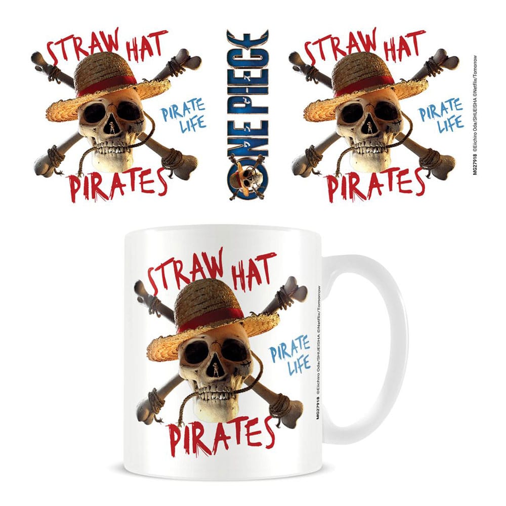 One Piece Mug Wanted - Mug Jolly Roger - Mug Friends - Heat Change Mug Luffy - Mug Straw Hat Pirate Emblem