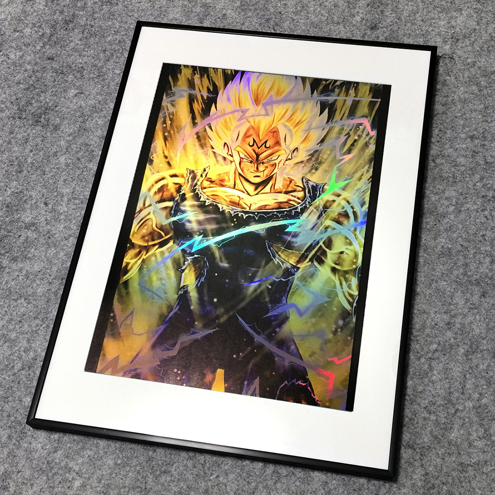 BBD Studio - Dragon Ball Kakarot & Vegeta Laser Phantom Color Artwork Combo