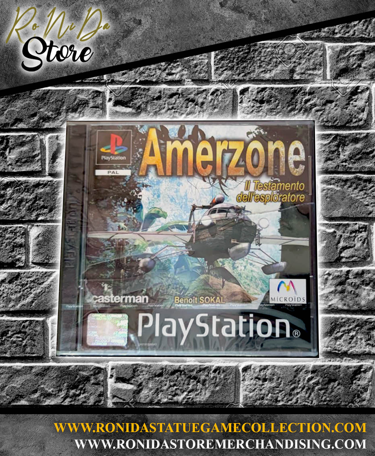 Amerzone Il testamento sell'esploratore - Retrogame Playstation Ps1