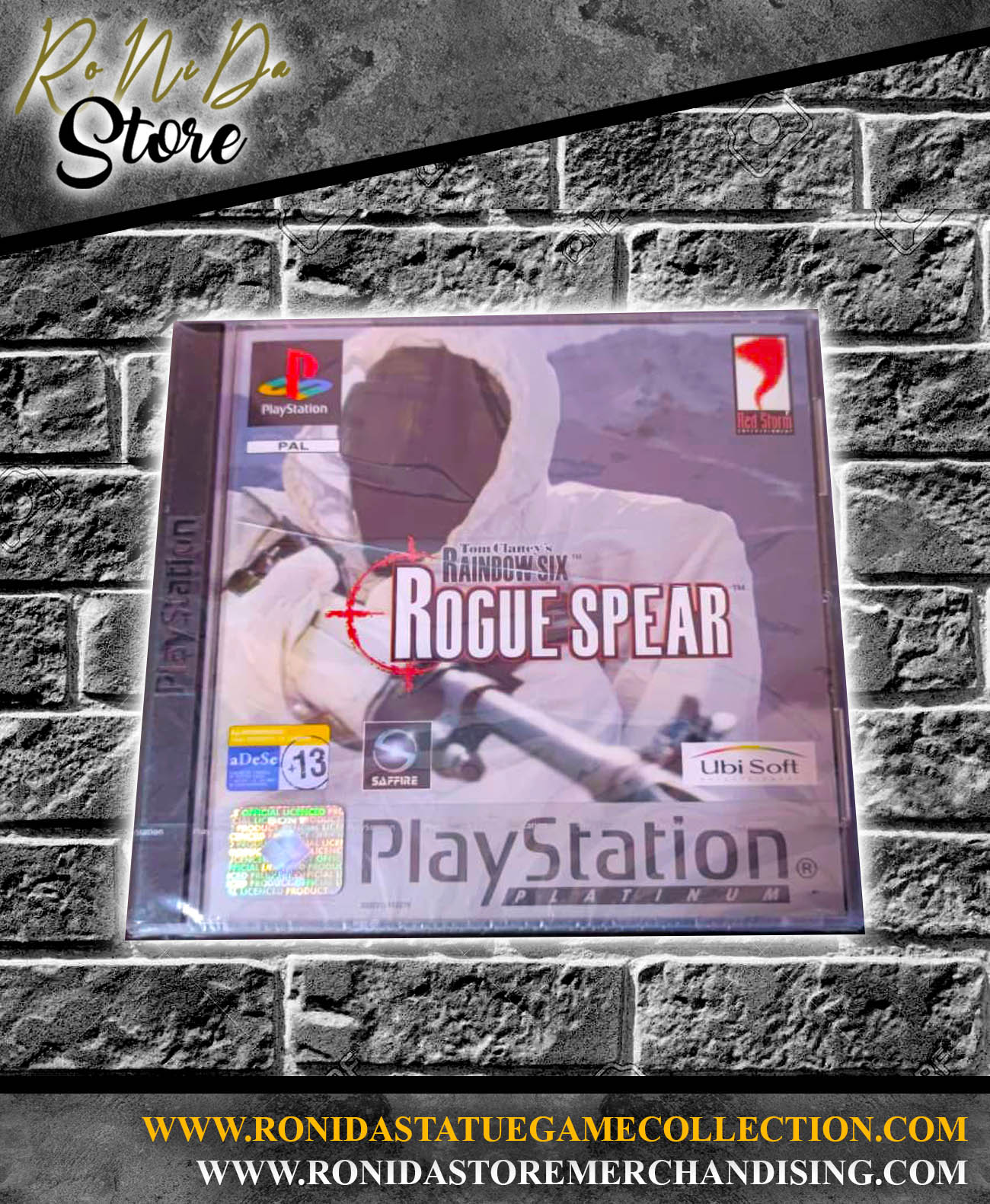 Tom Claney's Rainbow Six Rougue Spear - Retrogame Playstation Ps1