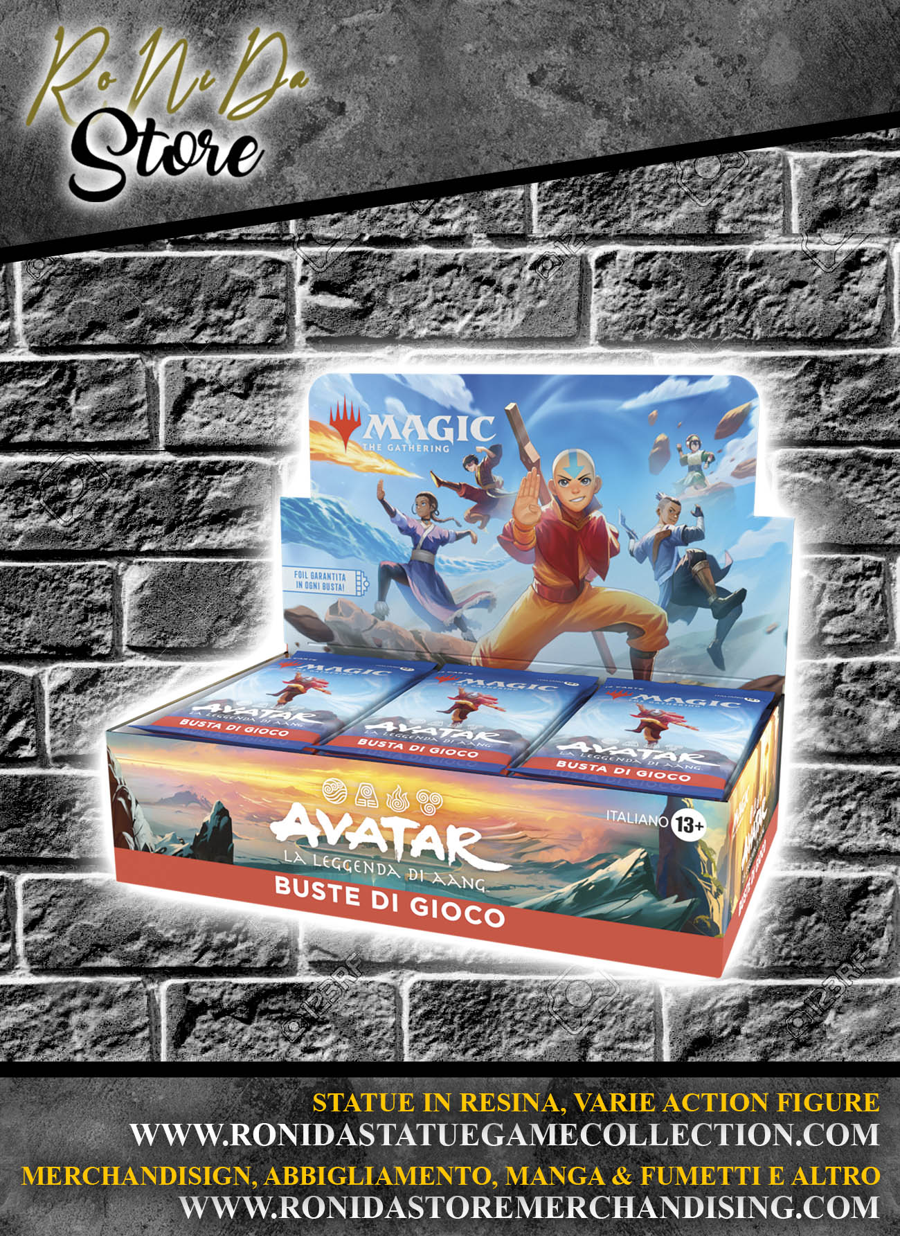 BOX PLAY BOOSTER - AVATAR: THE LAST AIRBENDER (30 BUSTE) - ITA / ENG