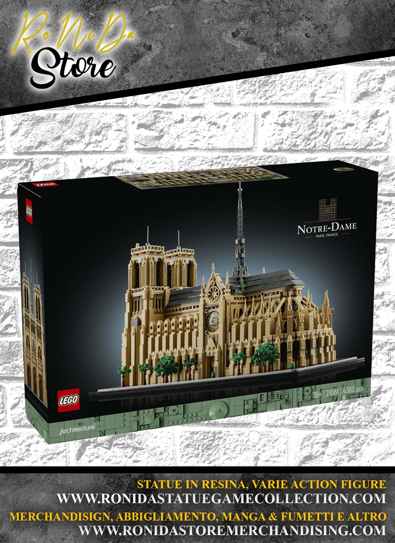 LEGO ARCHITECTURE NOTRE-DAME DE PARIS