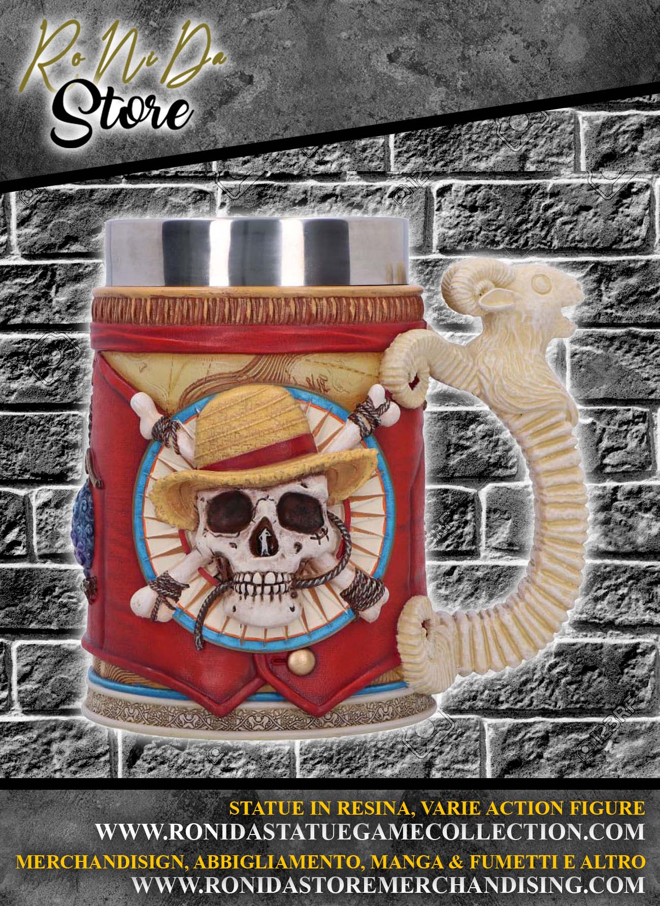 One Piece Tankard Monkey D Luffy Film Netflix