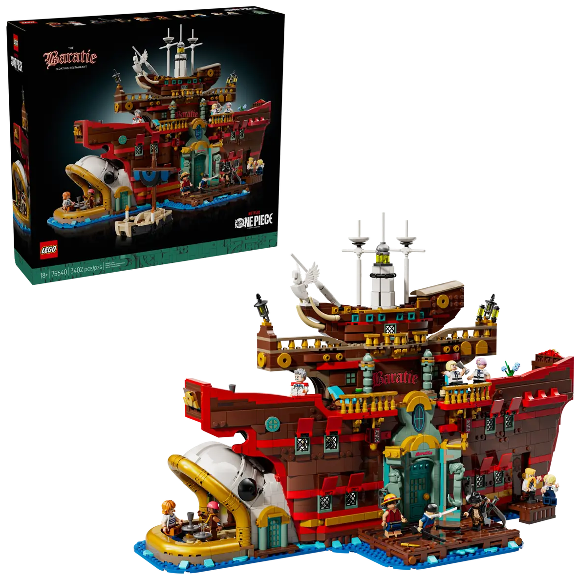 LEGO - ONE PIECE BARATIE, IL RISTORANTE GALLEGGIANTE