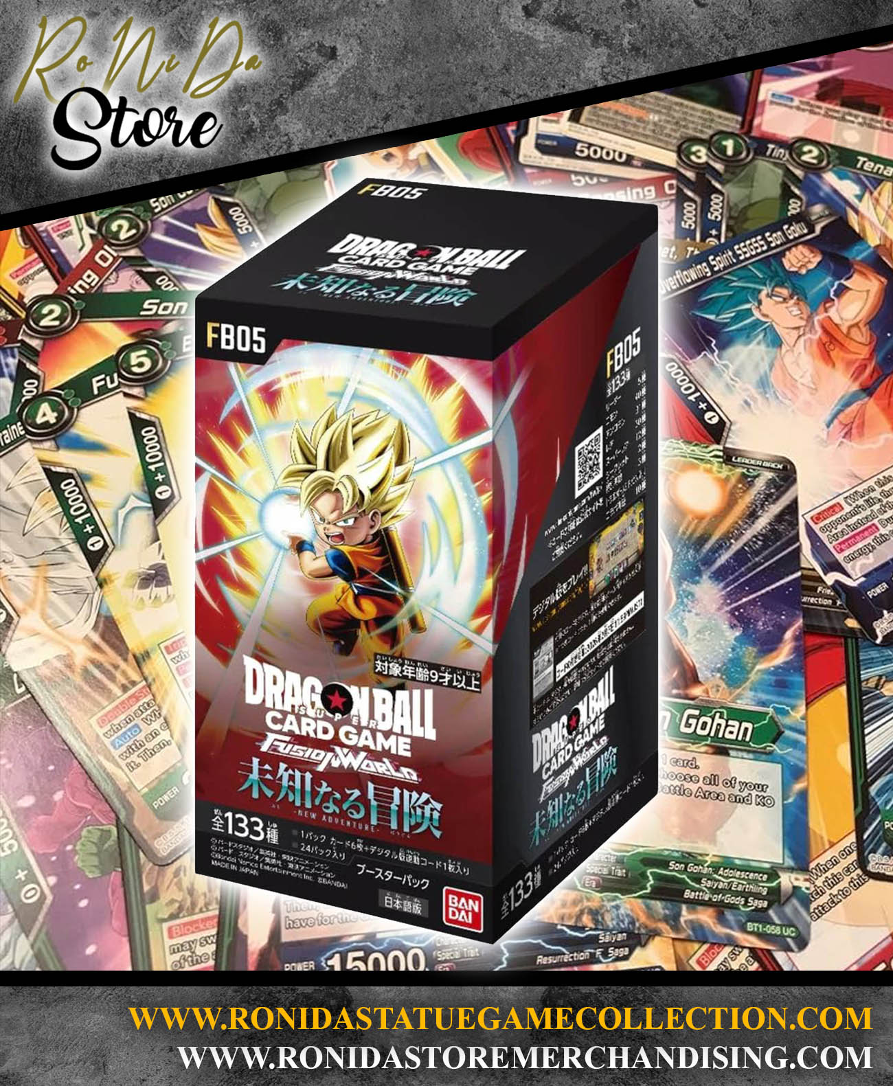 Dragon Ball Fusion World FB05 New Adventure – 24 Buste – JAP