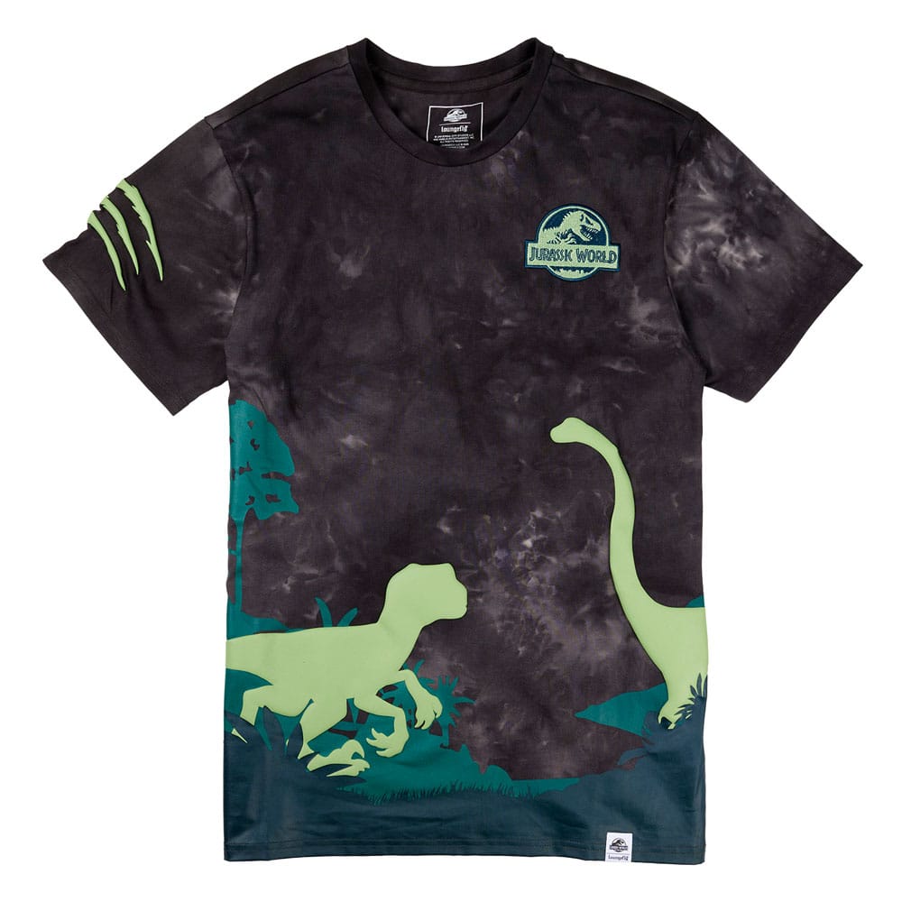 Jurassic World by Loungefly Tee T-Shirt Unisex Dinos Official