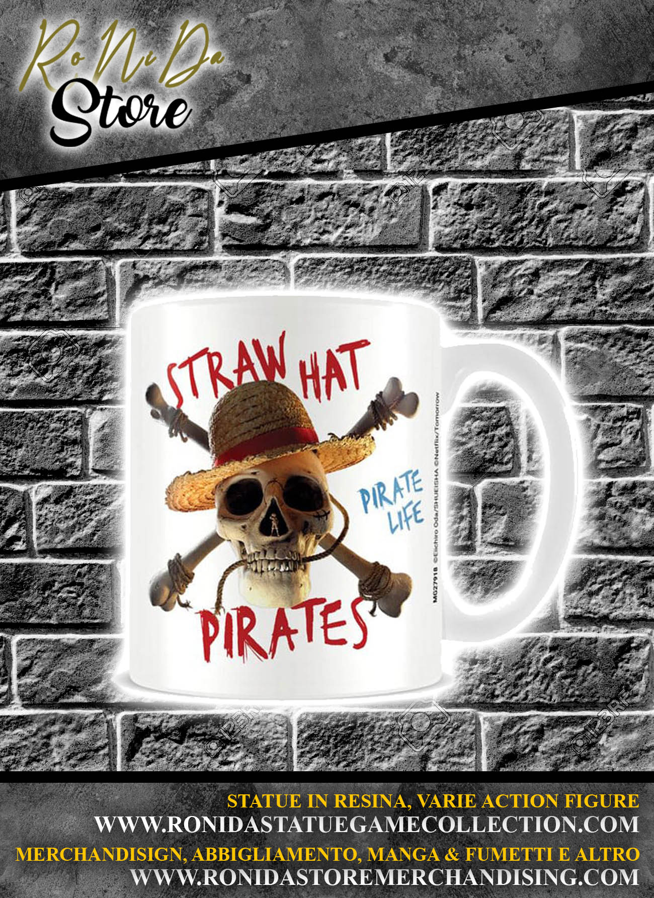 One Piece Mug Wanted - Mug Jolly Roger - Mug Friends - Heat Change Mug Luffy - Mug Straw Hat Pirate Emblem