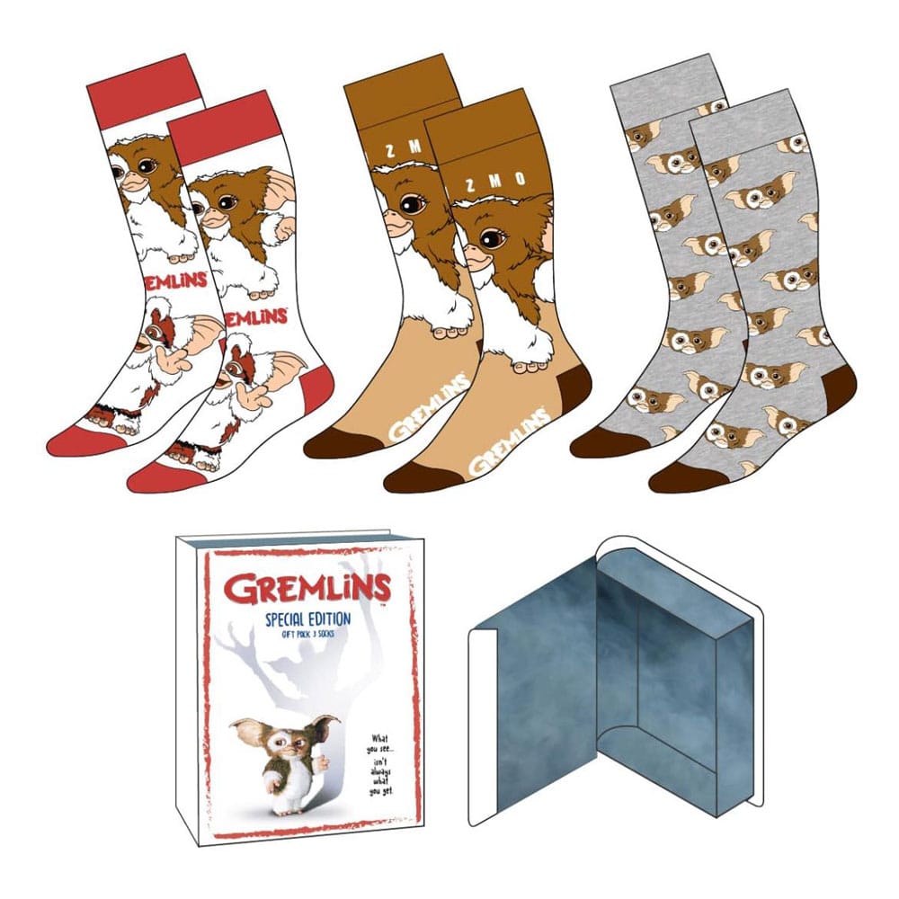 Gremlins Socks 3-Pack 36-43 Calzature Gremlins