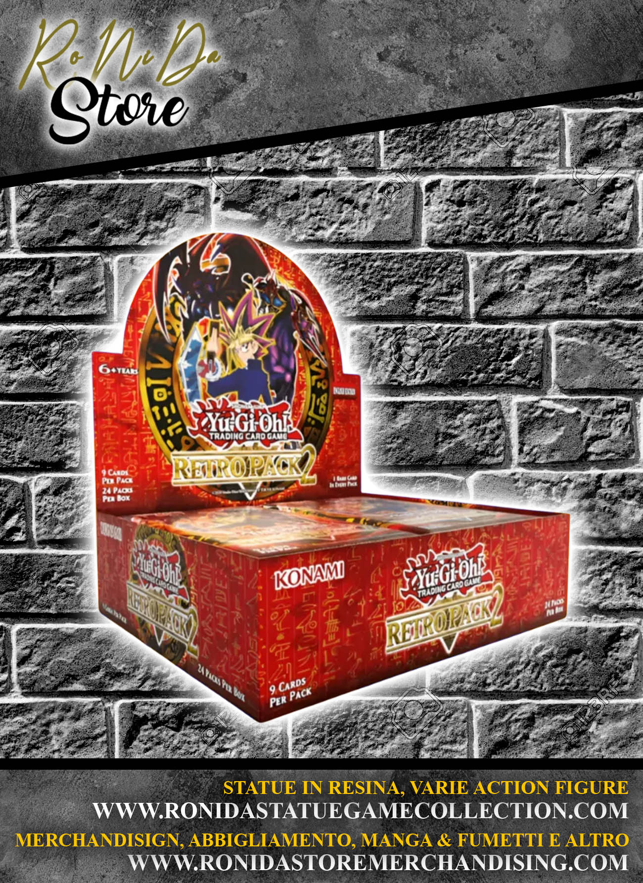 Yu-Gi-Oh! Box 24 Buste RetroPack 2 ITA - ENG