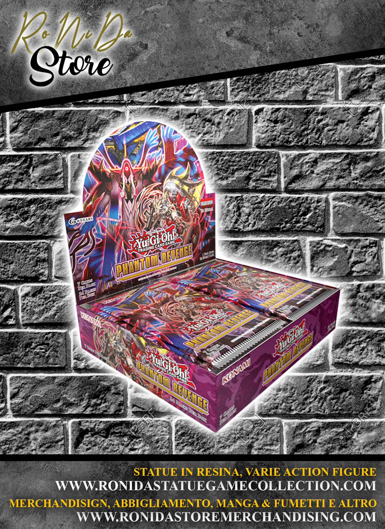 BOX YU-GI-OH! - PHANTOM REVENGE (24 BUSTE) - ENG - ITA