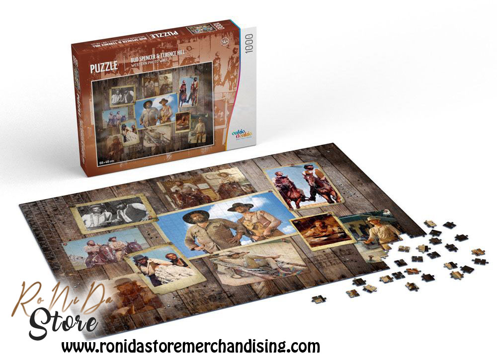 Bud Spencer & Terence Hill Jigsaw Puzzle Western Photo Wall (1000 pieces)
