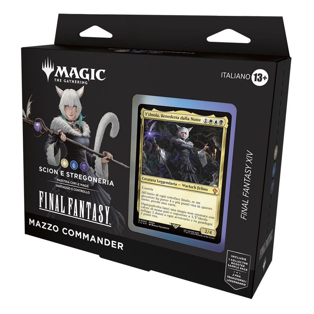 Magic the Gathering Final Fantasy Commander Decks Display  / ITA
