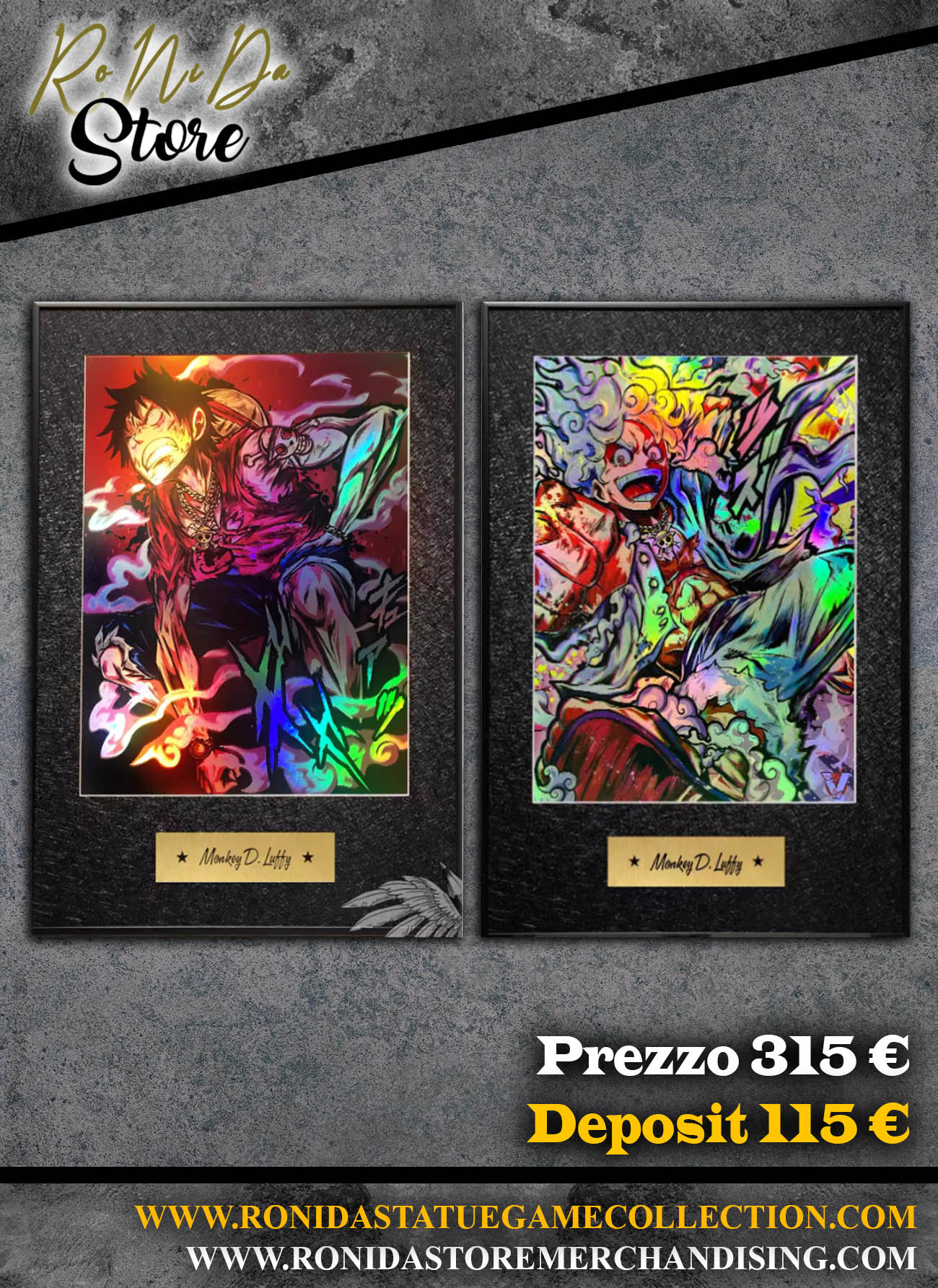 BBD Studio - Naruto / One Piece / Laser Phantom Color Artwork Combo