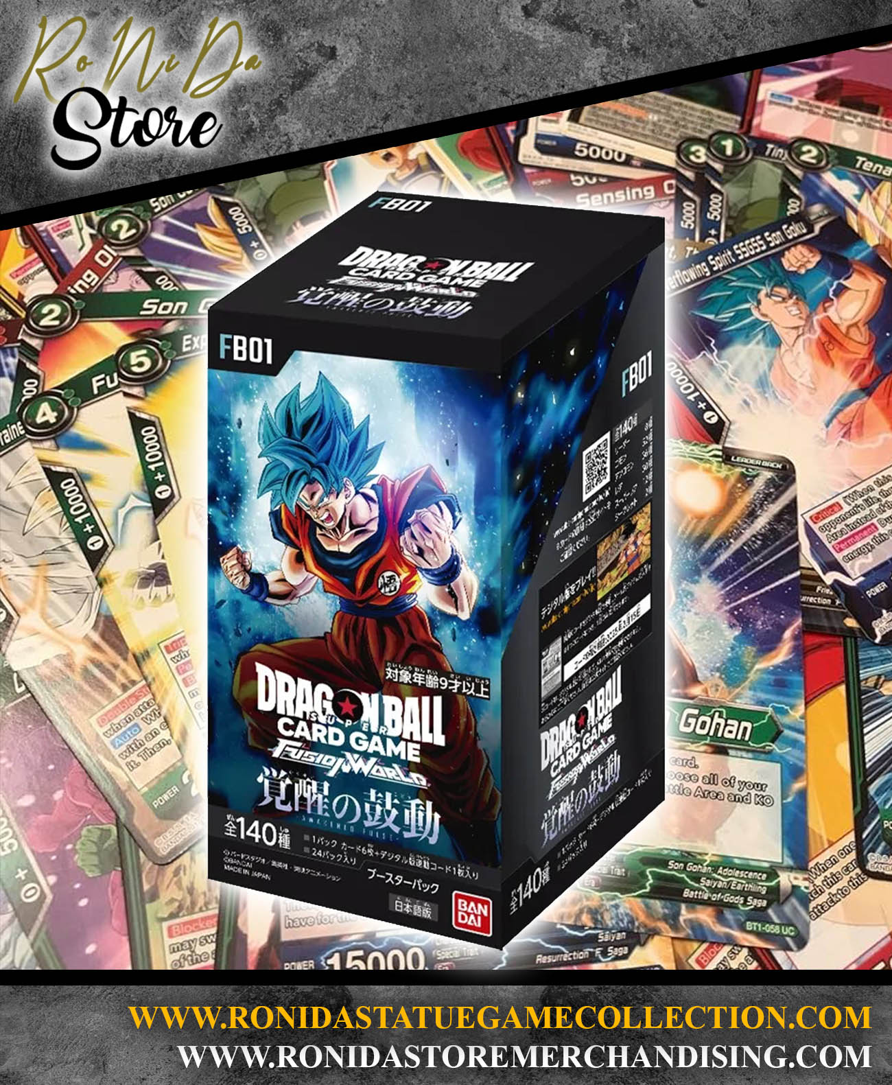 Dragon Ball Fusion World FB01 Awakened Pulse – 24 Buste – JAP