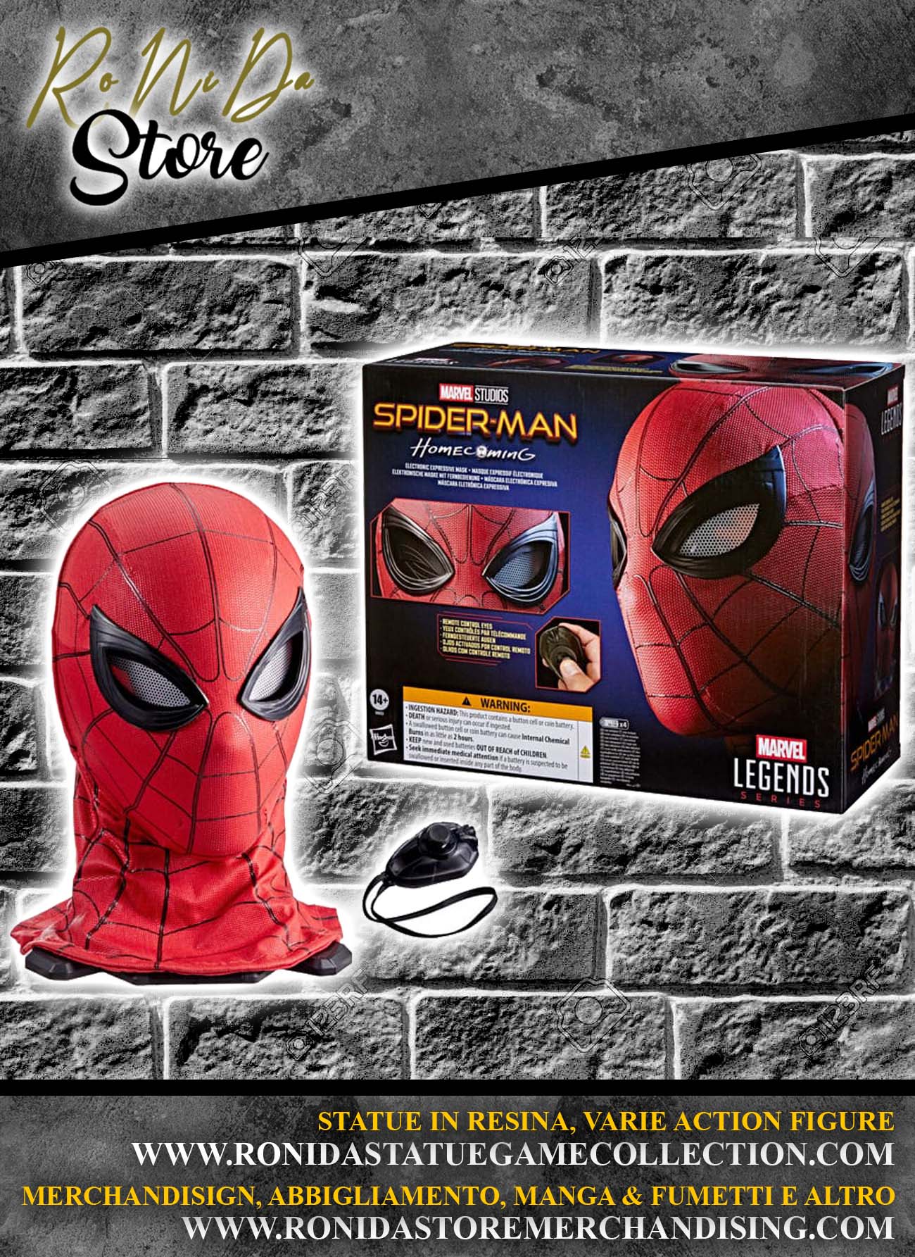 Spider-Man: Homecoming Electronic Expressive Mask Spider-Man