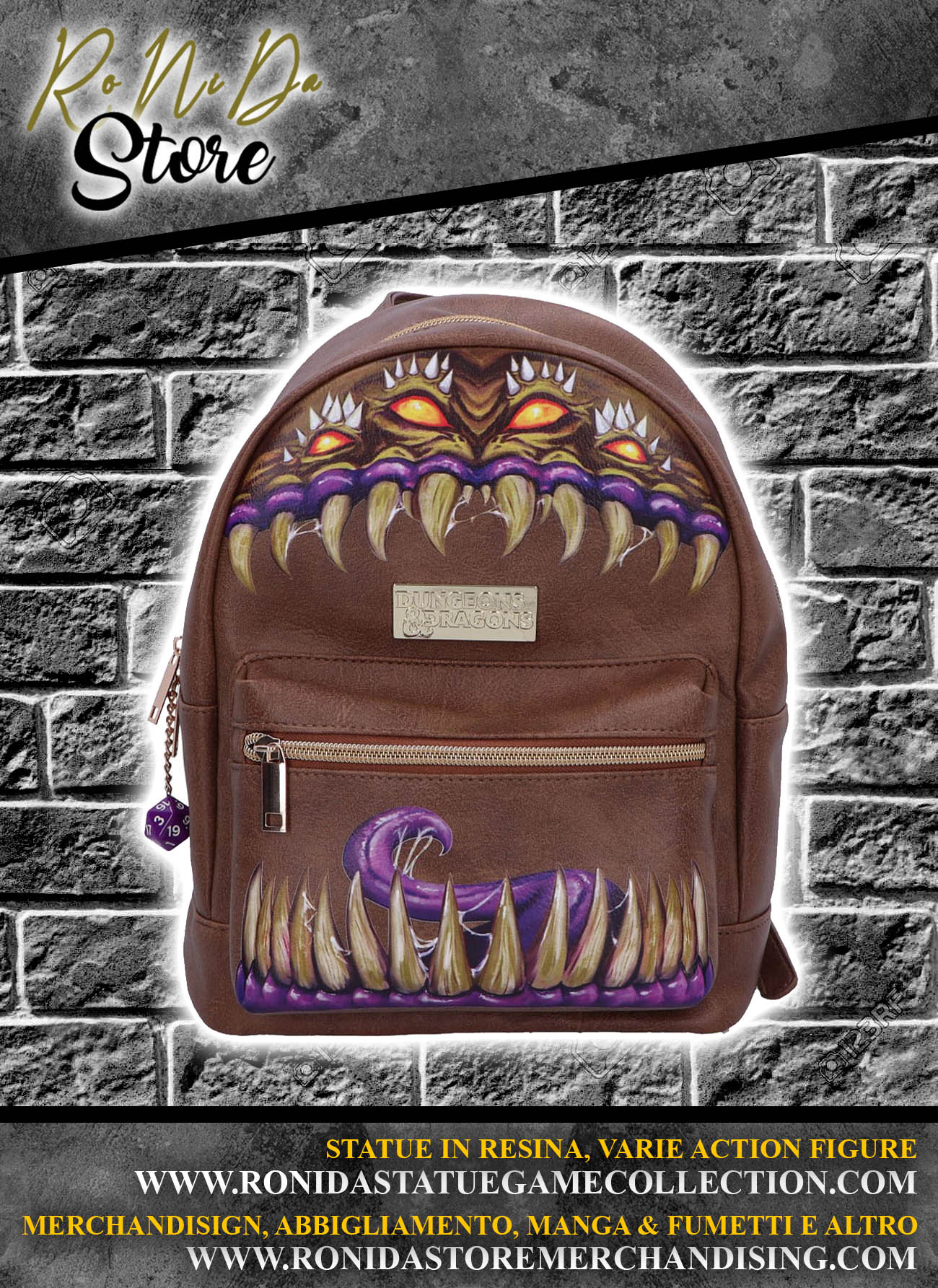 Dungeons & Dragons Backpack Mimic Borse Dungeons & Dragons