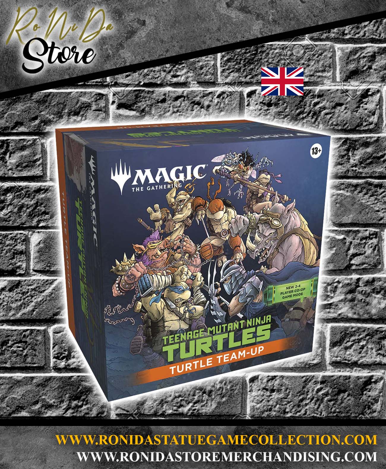 Magic the Gathering Teenage Mutant Ninja Turtles Turtle Team-Up Case / ENG 