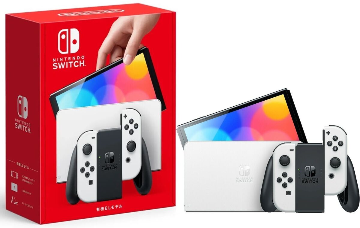 Console Nintendo Switch White (OLED)