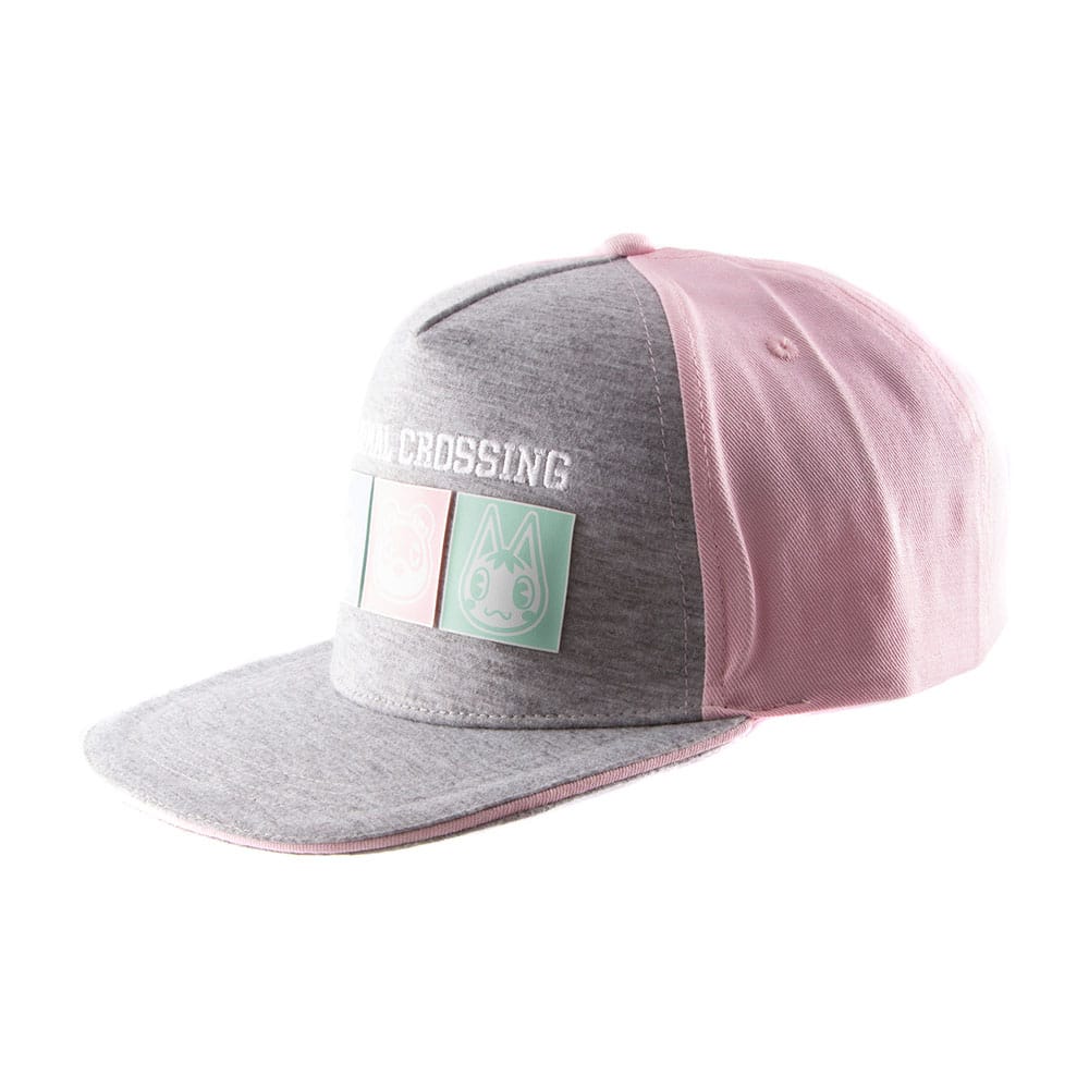 Animal Crossing Snapback Cap Pastel Squares 