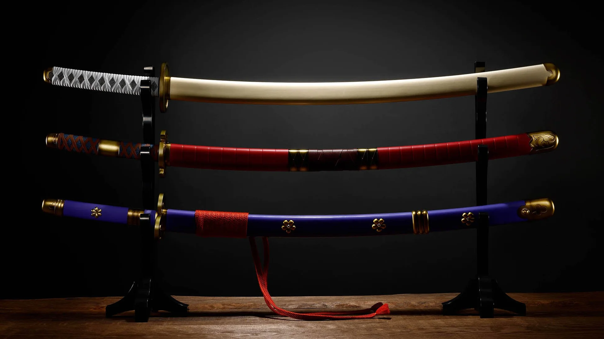 One Piece Roronoa Zoro 3 Sword Style Proplica Set