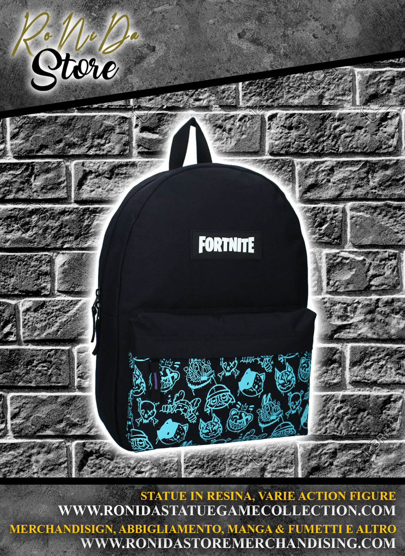 Fortnite Zaino Backpack Battle Royal 43 cm Borse Fortnite