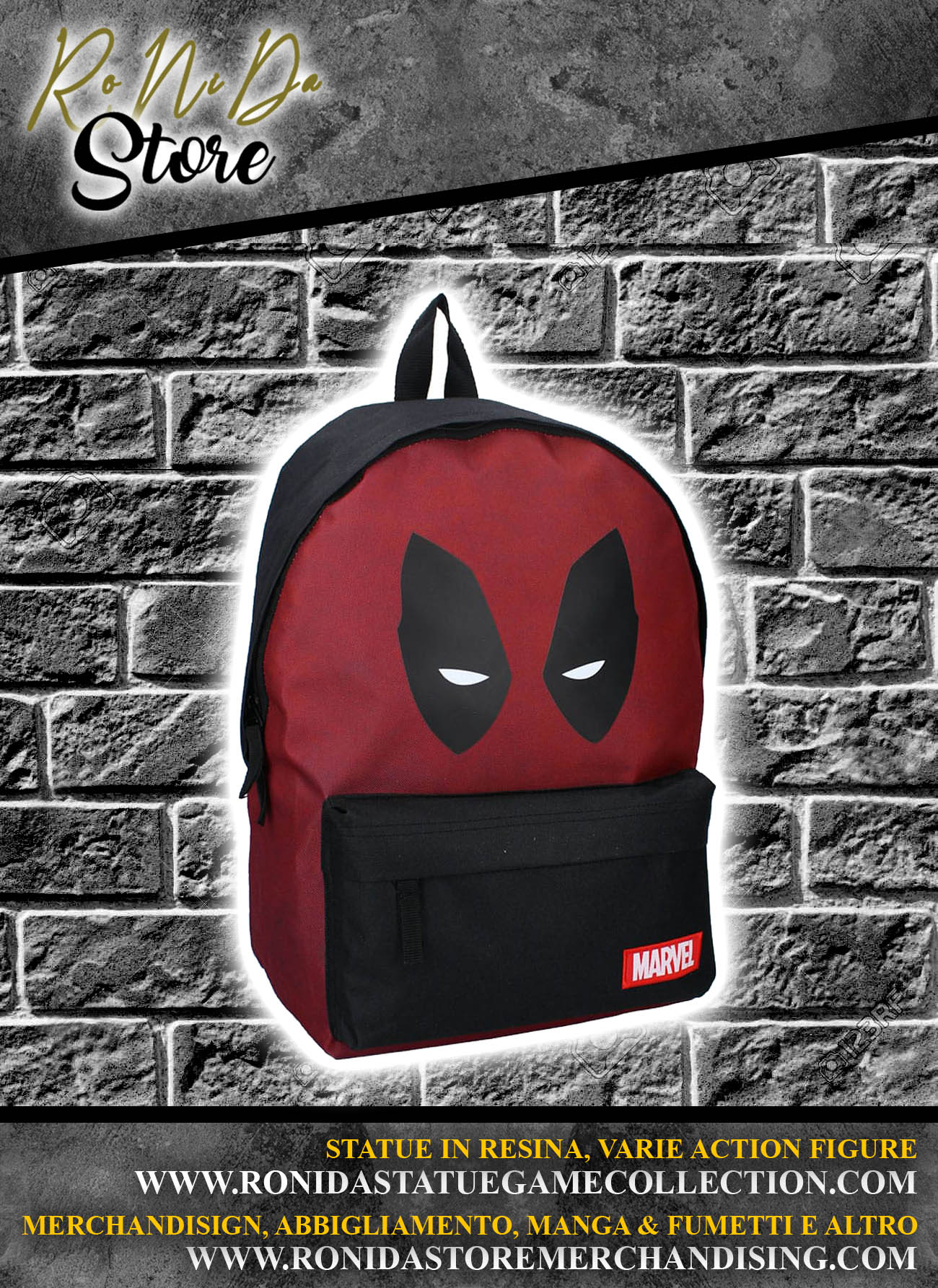 Marvel Backpack Deadpool Encore Time 43 cm Borse Marvel