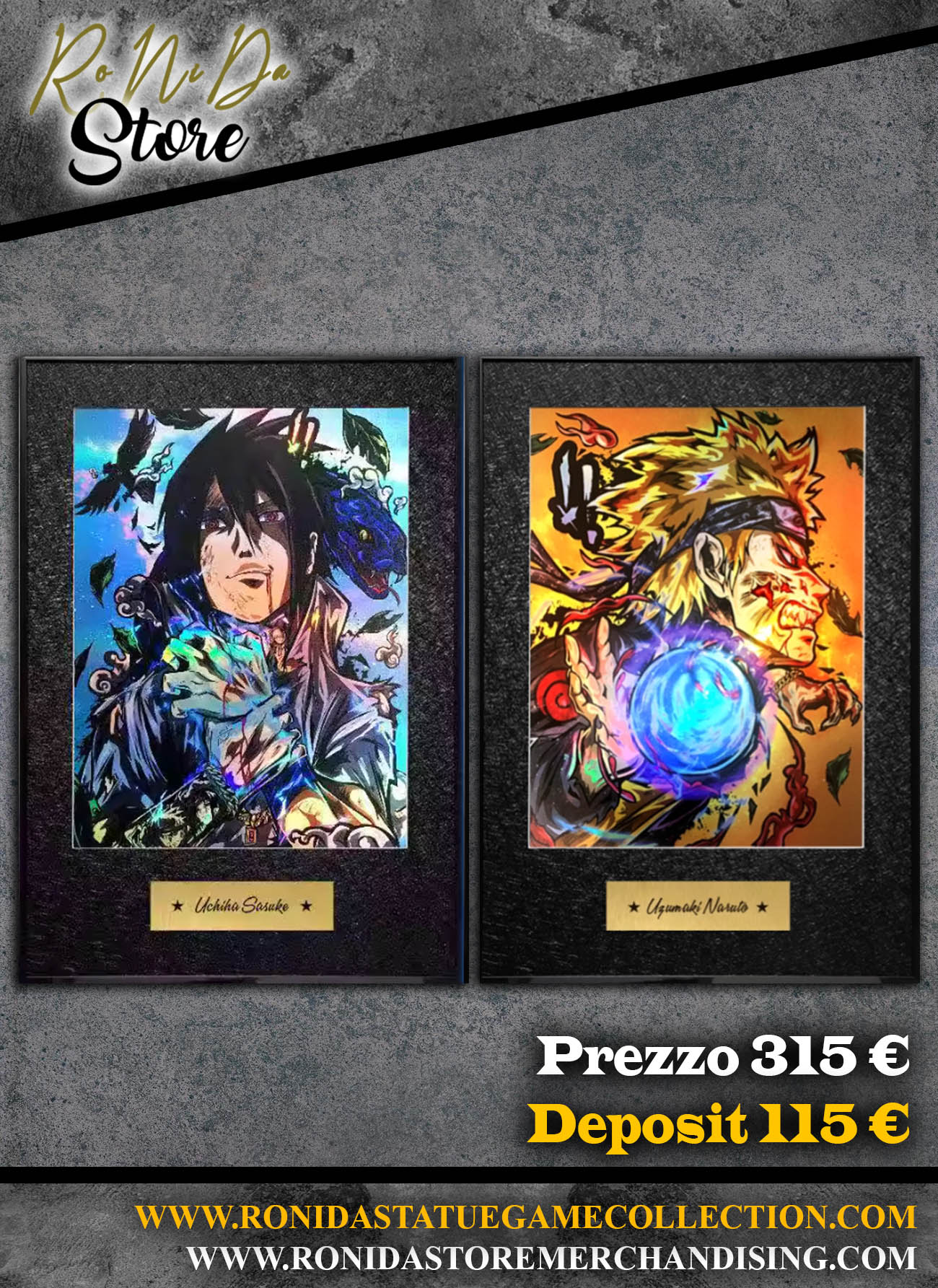 BBD Studio - Naruto / One Piece / Laser Phantom Color Artwork Combo