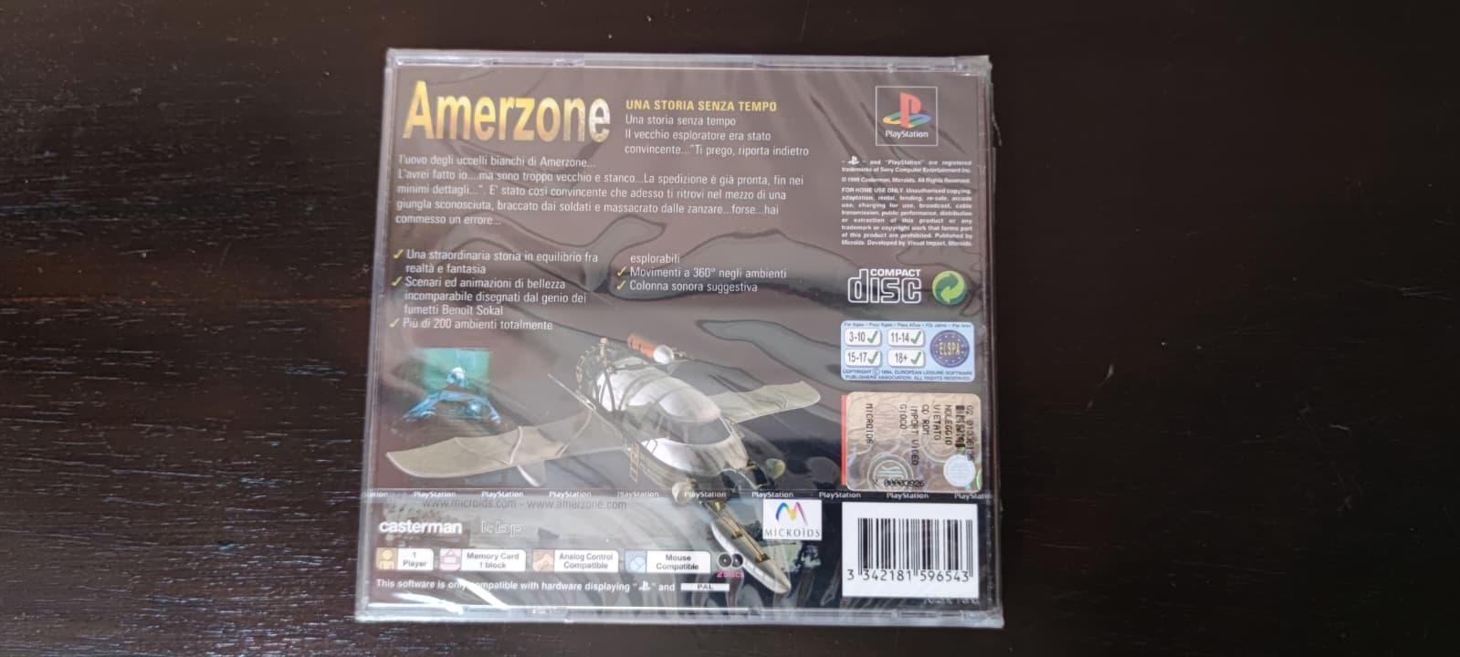 Amerzone Il testamento sell'esploratore - Retrogame Playstation Ps1