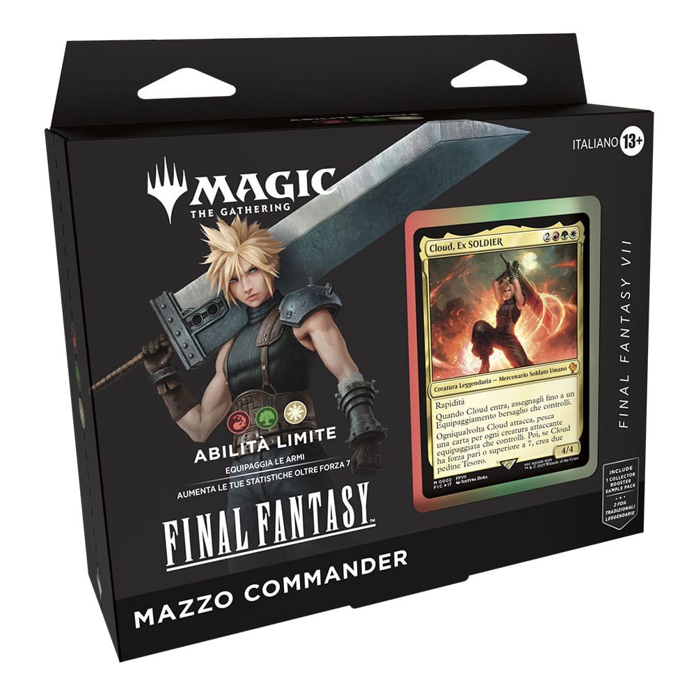 Magic the Gathering Final Fantasy Commander Decks Display  / ITA