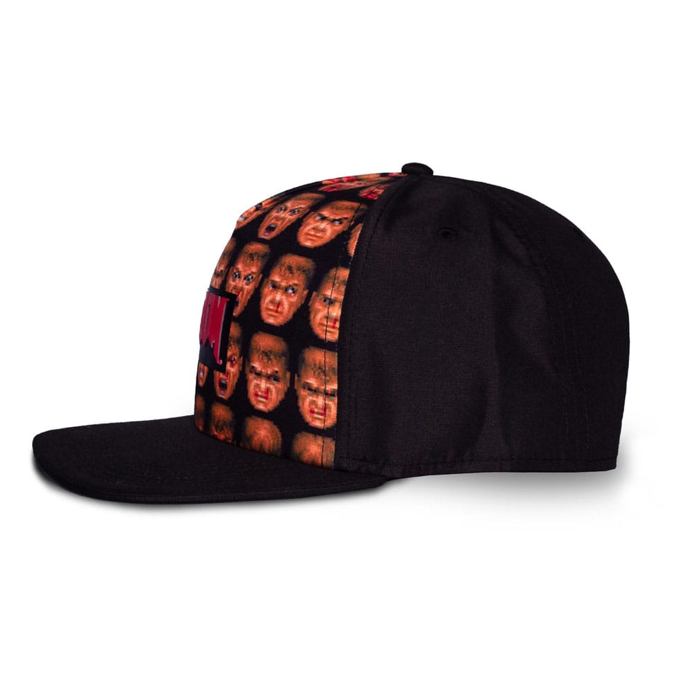 Doom Snapback Doom Faces Background Capelli Doom