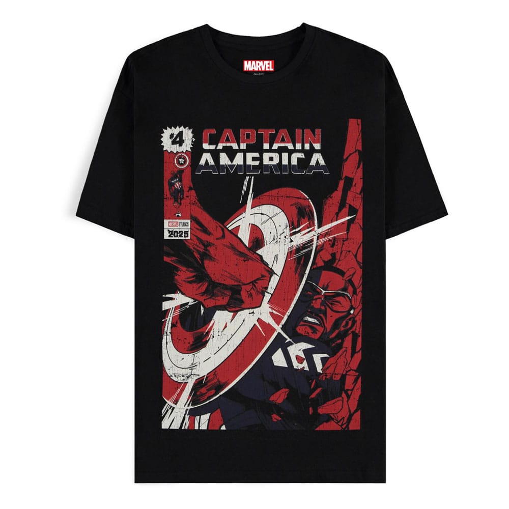 Captain America Brave New World T-Shirt Retro T-shirts Marvel