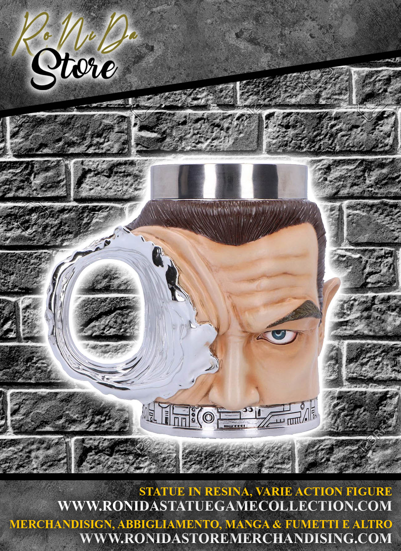 Terminator T-1000 Tankard Tazza Da collezione