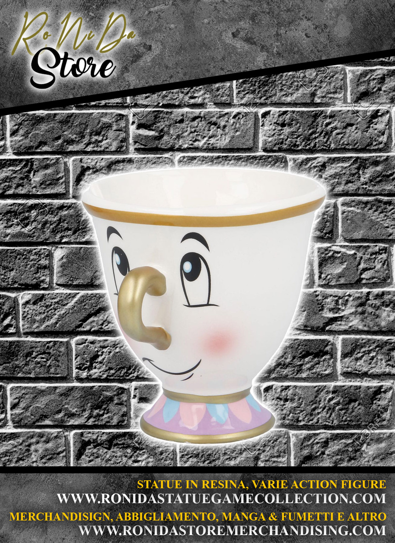 Beauty and the Beast 3D Mug Chip 170 ml Calici & tazze