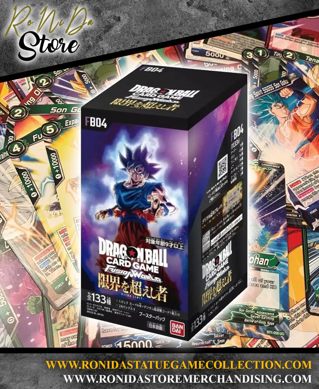 Dragon Ball Fusion World FB04 Ultra Limit – 24 Buste – JAP