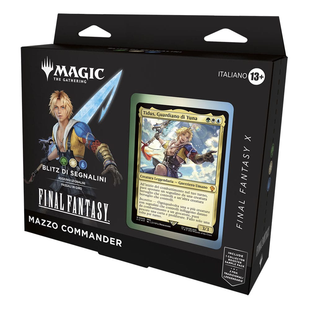 Magic the Gathering Final Fantasy Commander Decks Display  / ITA