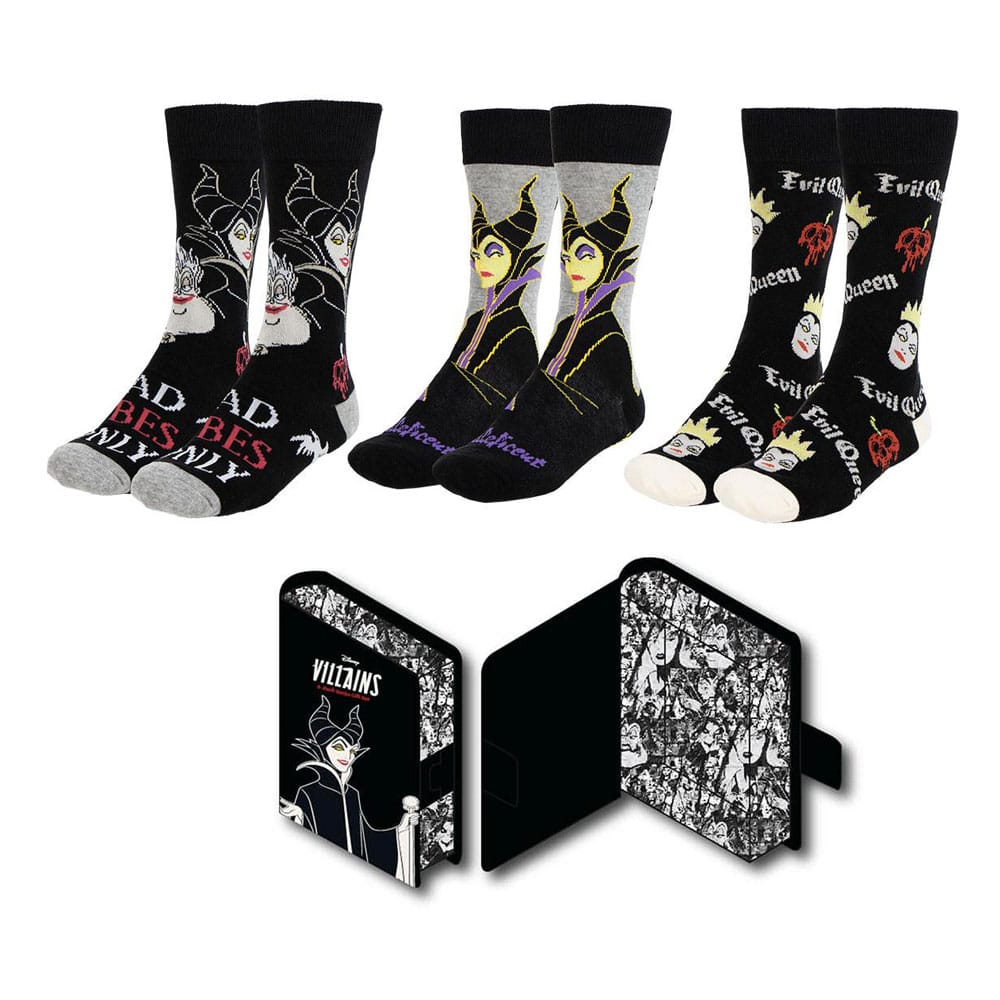 Disney Villains Socks 3-Pack 36-43 Calzature Disney