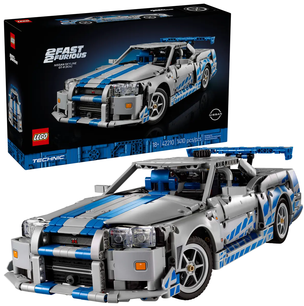 LEGO - TECHNIC - AUTO NISSAN SKYLINE GT-R (R34) 2 FAST 2 FURIOUS