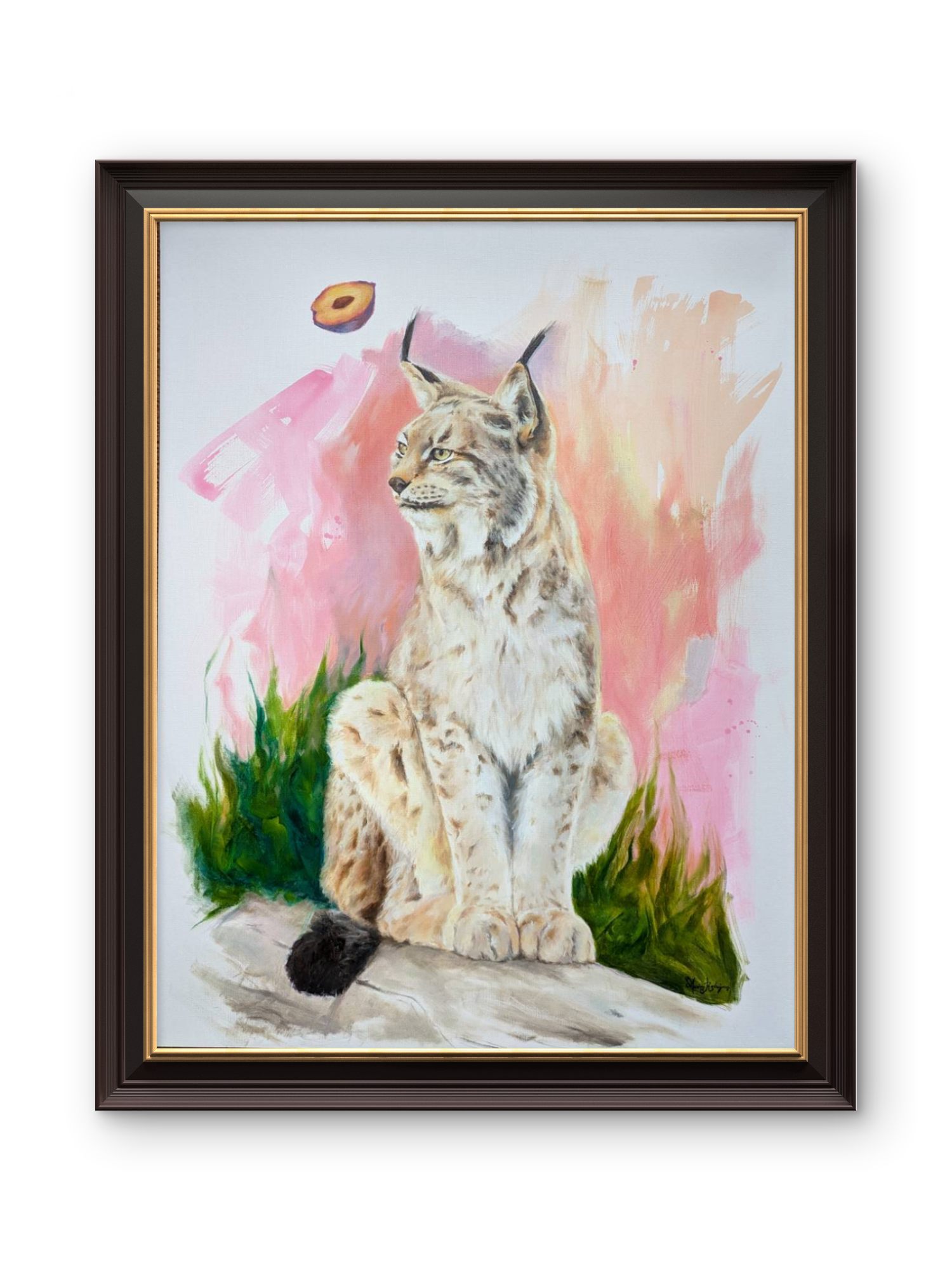 Lynx Portrait Painting