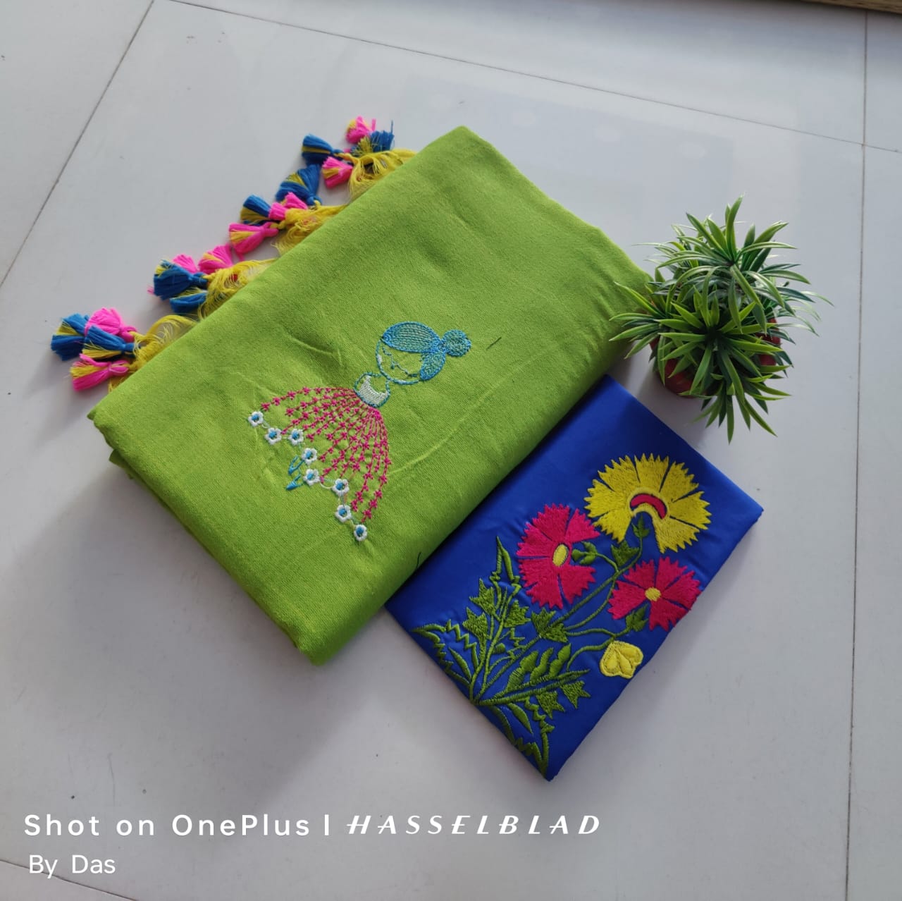 Embroidered Fabrics Set