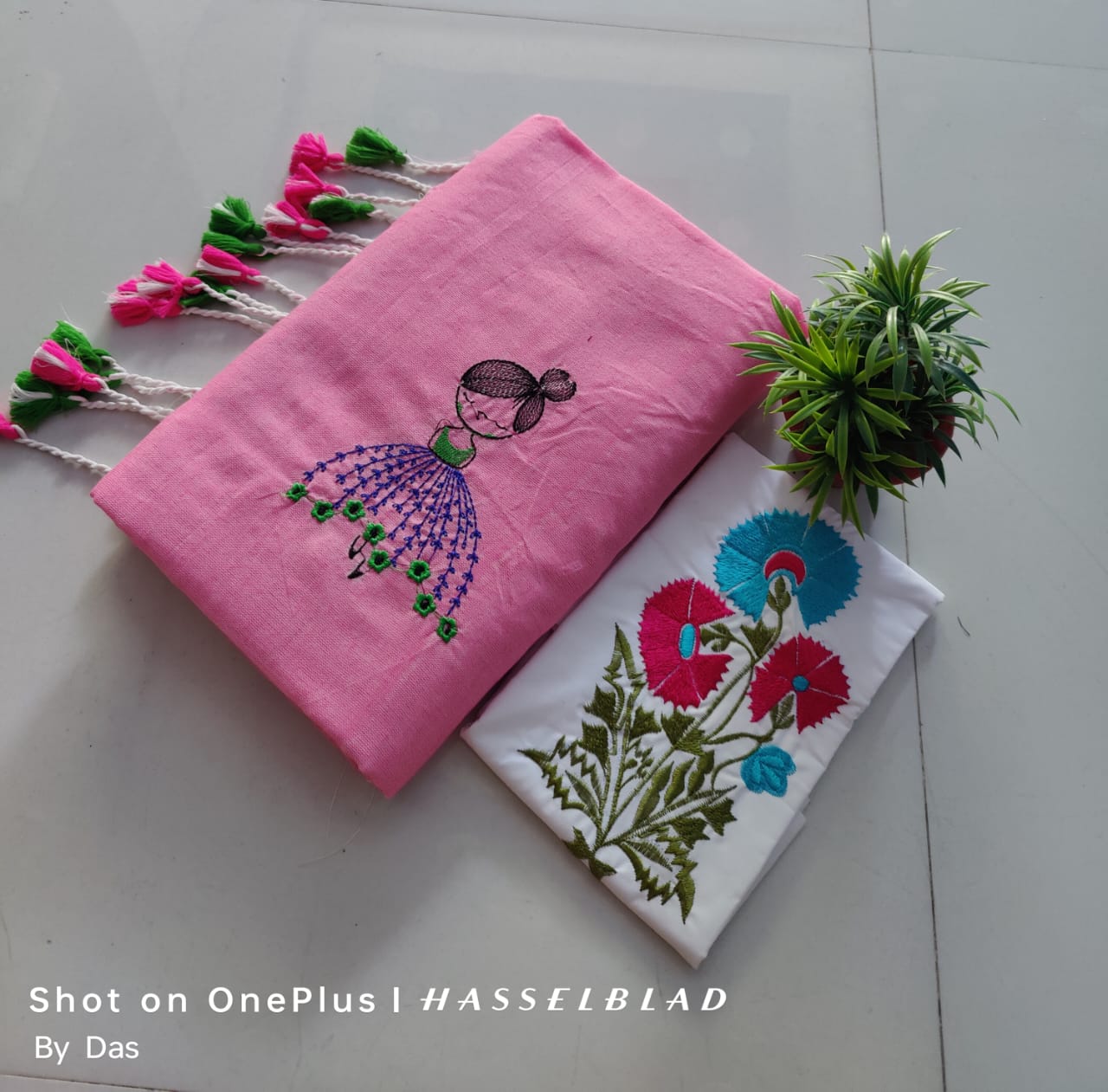 Embroidered Fabric Set