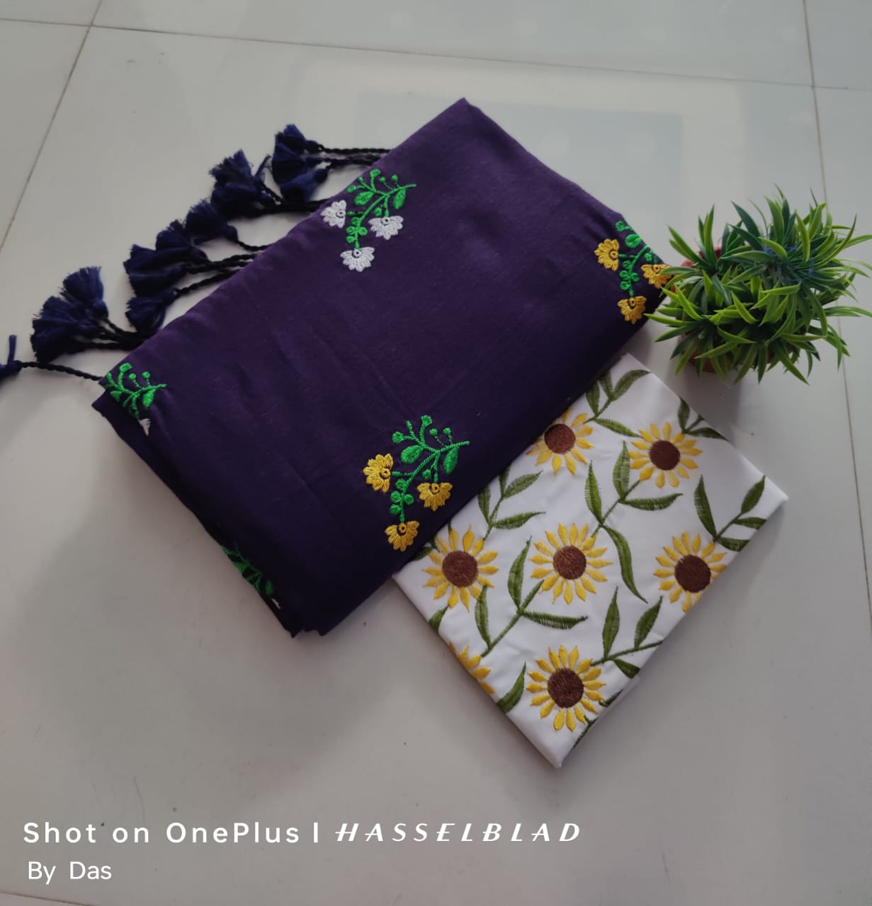 Embroidered Fabric Set