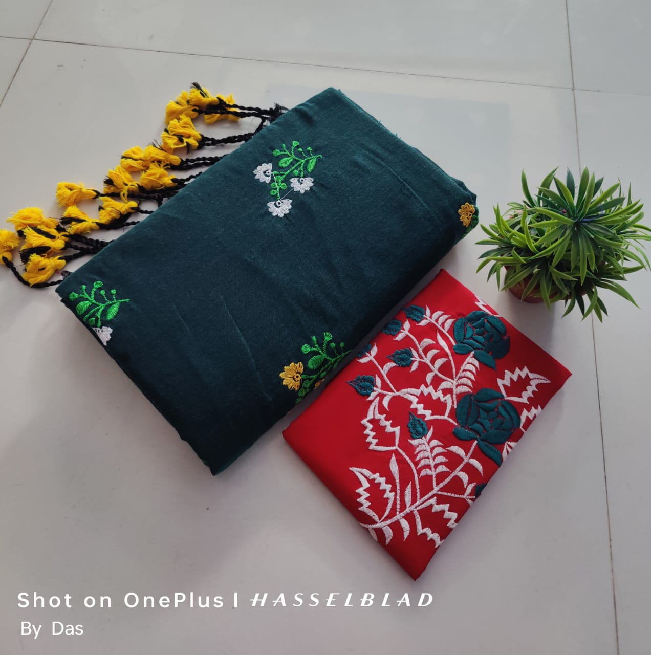 Embroidered Fabric Set