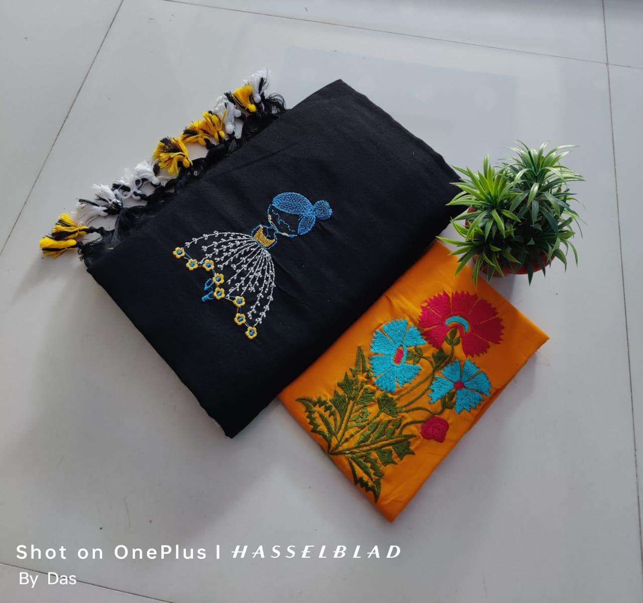 Embroidered Fabric Set