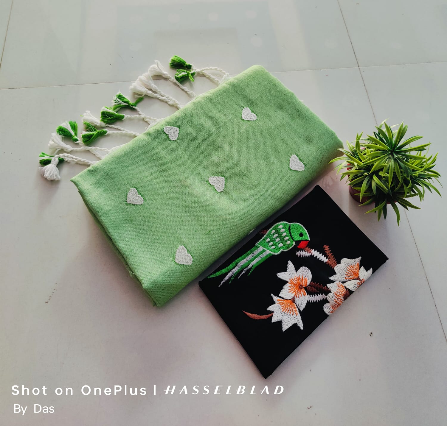 Handcrafted Embroidered Textile Set