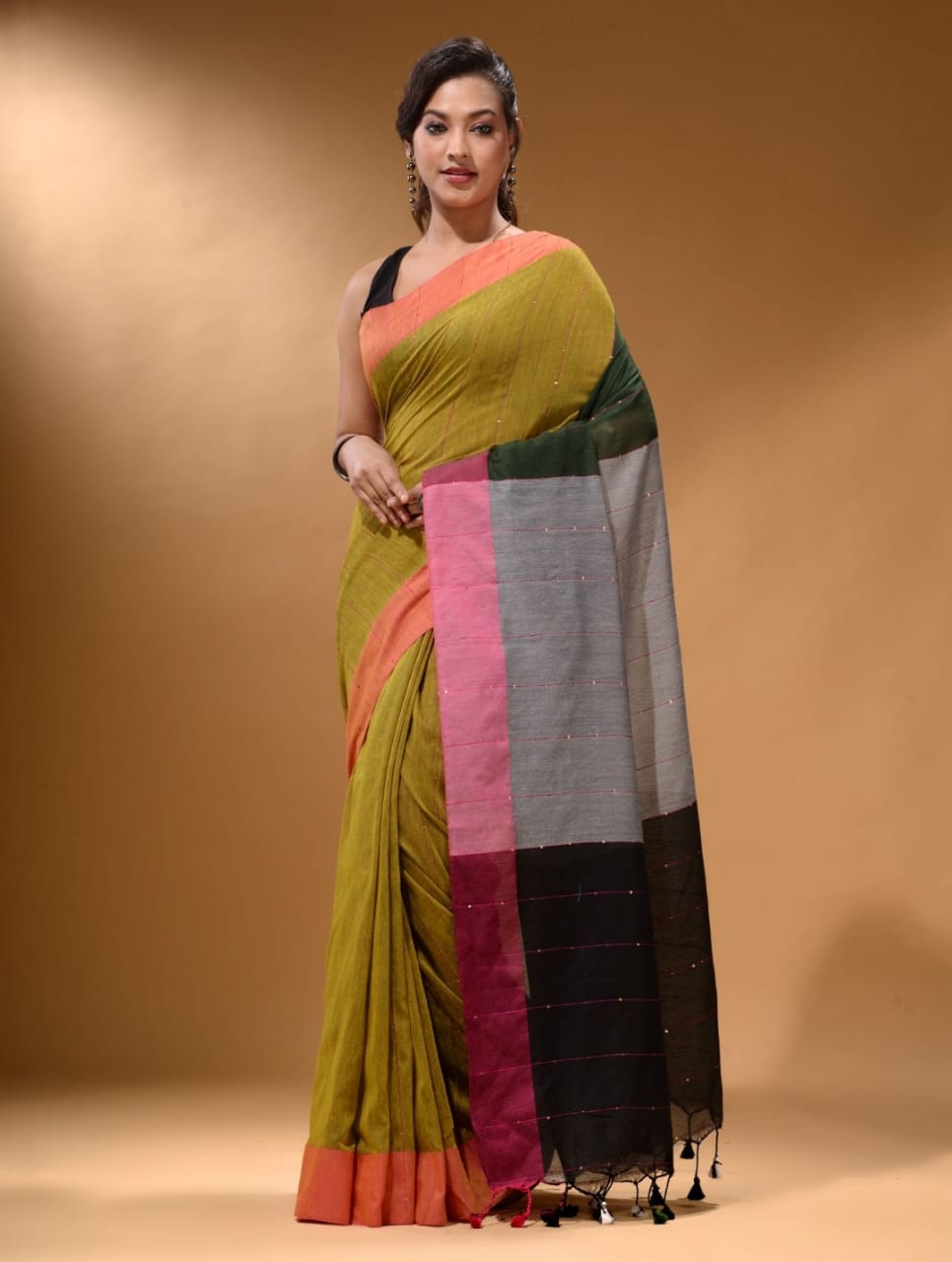 Multicolor Silk Saree