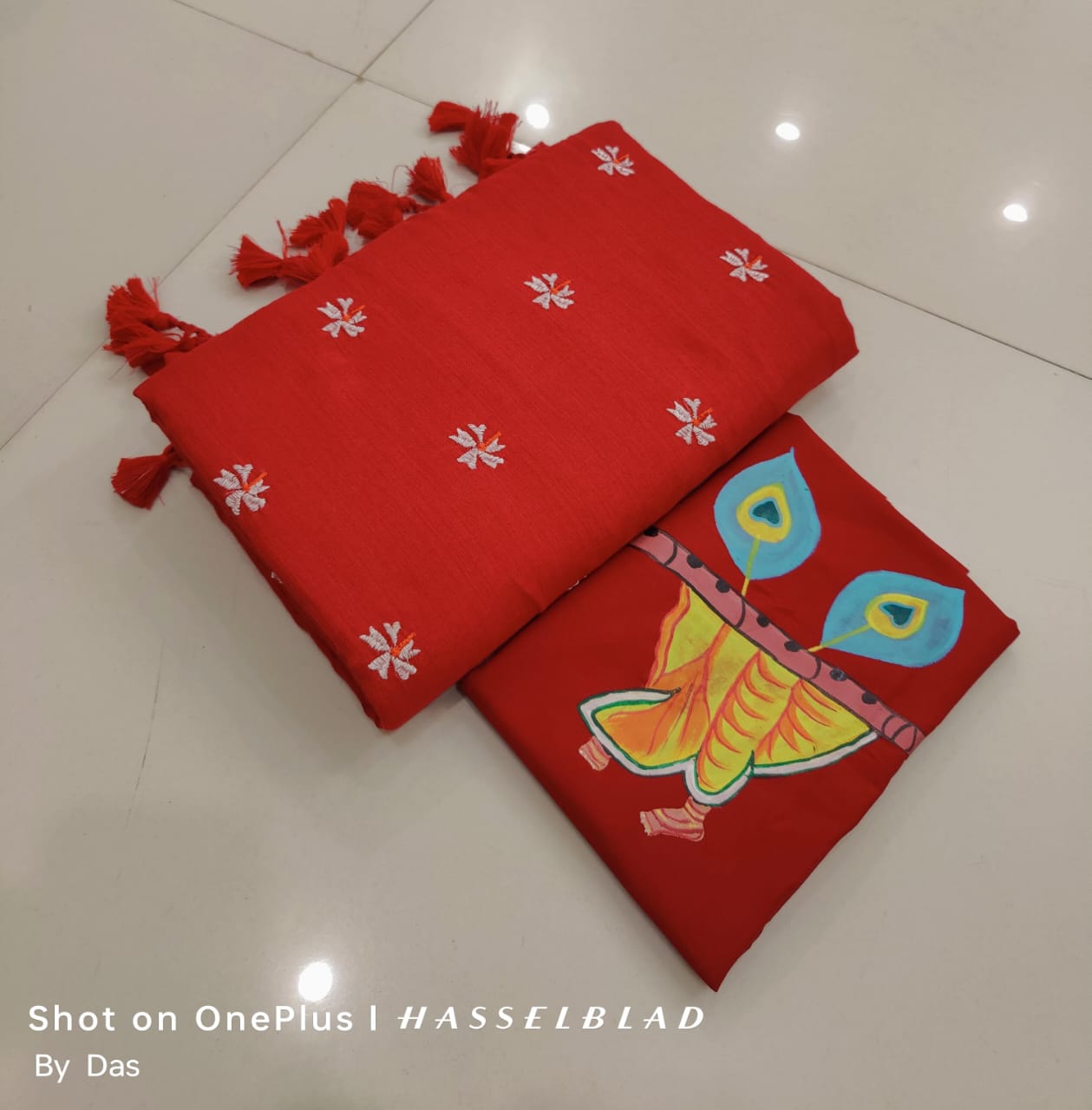 Handcrafted Red Scarves